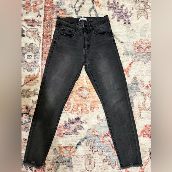 Ann Taylor Loft Skinny Frayed Jeans - Picture 5 of 6